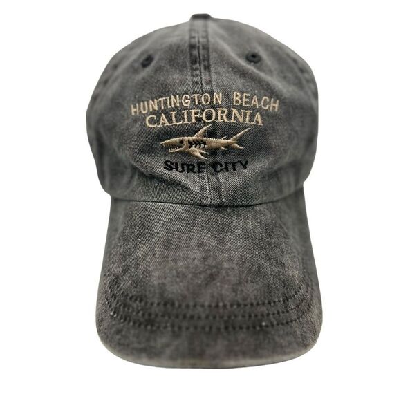 Vtg embroidery Huntington Beach California surf city hat , One Size Fits Most - Picture 2 of 11